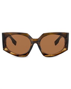 Солнцезащитные очки в массивной оправе Burberry eyewear