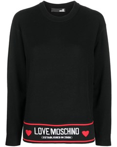 Джемпер с логотипом Love moschino