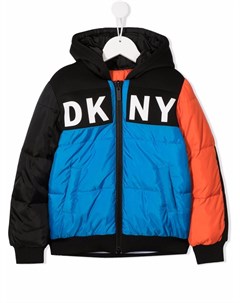 Пуховик с логотипом Dkny kids