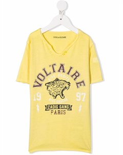 Футболка с логотипом Zadig & voltaire kids