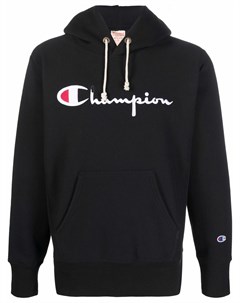 Худи с вышитым логотипом Champion