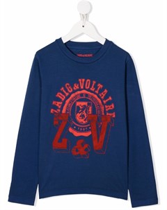 Футболка с графичным принтом Zadig & voltaire kids