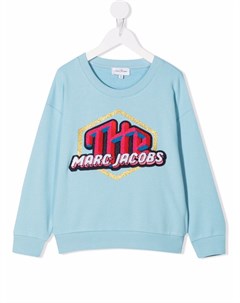 Толстовка с вышитым логотипом The marc jacobs kids