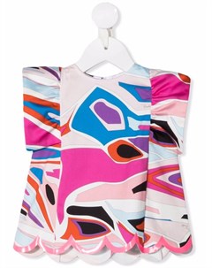 Туника с абстрактным принтом Emilio pucci junior