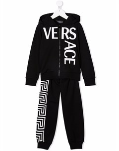 Спортивный костюм с капюшоном и логотипом Versace kids