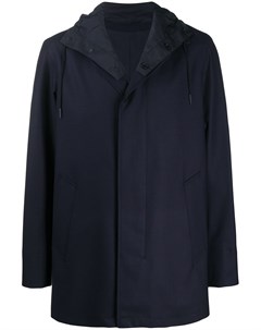 Однобортный жакет с капюшоном Ermenegildo zegna