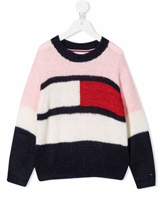 Джемпер Flag в стиле колор блок Tommy hilfiger junior