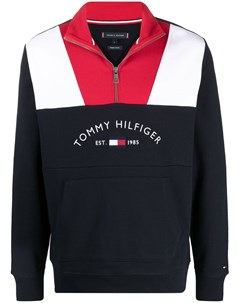 Толстовка хенли с вышитым логотипом Tommy hilfiger