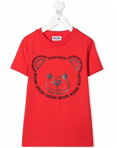 Футболка с принтом Moschino kids