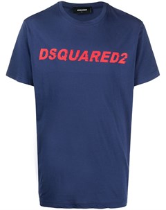 Футболка с короткими рукавами и логотипом Dsquared2