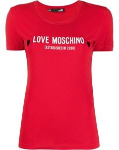 Футболка с логотипом Love moschino