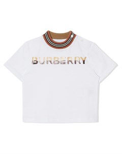 Футболка с принтом Burberry kids