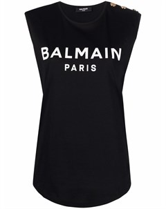 Футболка с логотипом Balmain