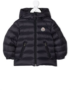 Куртка с нашивкой логотипом Moncler enfant