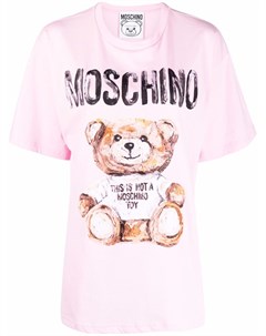 Футболка с графичным принтом Moschino