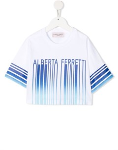 Футболка с логотипом Alberta ferretti kids