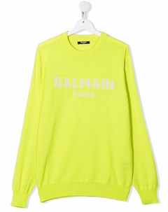 Джемпер с логотипом Balmain kids