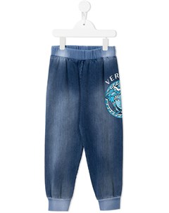 Спортивные брюки с логотипом Versace kids