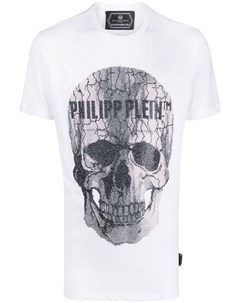 Футболка с декором Skull Philipp plein