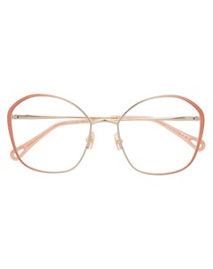 Очки в массивной оправе Chloé eyewear