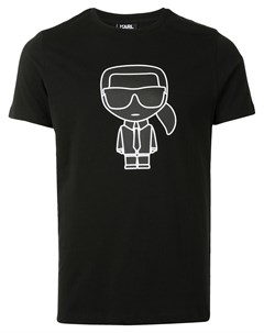 Футболка с принтом K Ikonik Karl lagerfeld