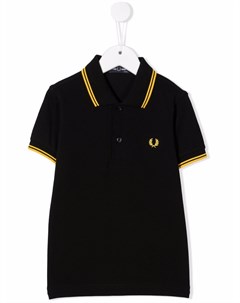 Рубашка поло с отделкой в полоску Fred perry kids