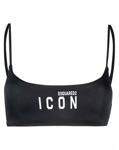 Лиф бикини с принтом Icon Dsquared2