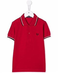 Рубашка поло с отделкой в полоску Fred perry kids