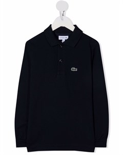 Рубашка поло с нашивкой логотипом Lacoste kids