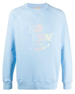 Толстовка с рукавами реглан и логотипом Maison kitsune