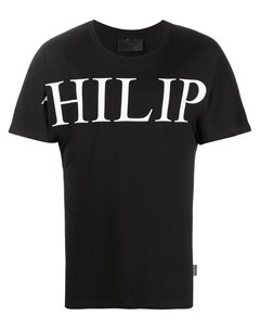 Футболка с круглым вырезом и логотипом Philipp plein