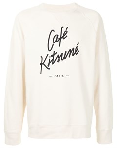 Толстовка с круглым вырезом и логотипом Maison kitsune