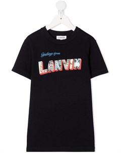 Футболка с графичным принтом Lanvin enfant