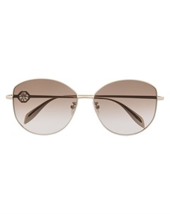 Солнцезащитные очки в круглой оправе Alexander mcqueen eyewear