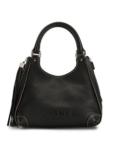 Сумка тоут 2003 го года с тисненым логотипом Chanel pre-owned