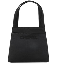 Сумка тоут 1988 го года с жаккардовым логотипом Chanel pre-owned