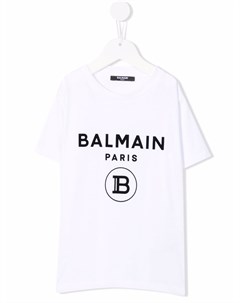 Футболка с логотипом Balmain kids