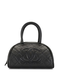 Стеганая сумка тоут 2006 го года с логотипом CC Chanel pre-owned