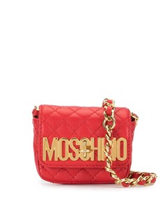 Стеганая сумка через плечо 2015 го года с логотипом Moschino pre-owned