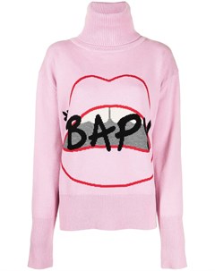 Джемпер вязки интарсия с логотипом Bapy by *a bathing ape®