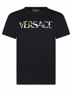 Футболка с логотипом Versace kids