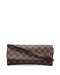 Сумка через плечо Damier Ebene Pochette Twin GM 2003 го года Louis vuitton