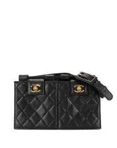 Стеганая поясная сумка с логотипом CC Chanel pre-owned