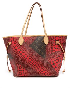 Сумка тоут Neverfull MM 2012 го года из коллаборации с Yayoi Kusama Louis vuitton