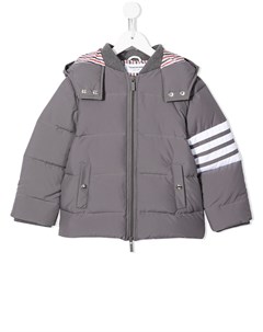 Парка с капюшоном и полосками 4 Bar Thom browne kids