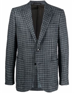 Однобортный пиджак в клетку Ermenegildo zegna