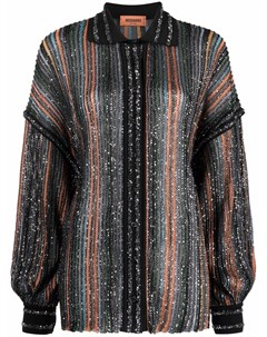 Трикотажная рубашка с пайетками Missoni