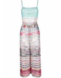 Пляжное платье с узором зигзаг Missoni