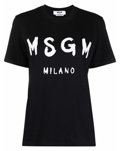 Футболка с логотипом Msgm