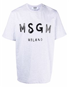 Футболка с логотипом Msgm